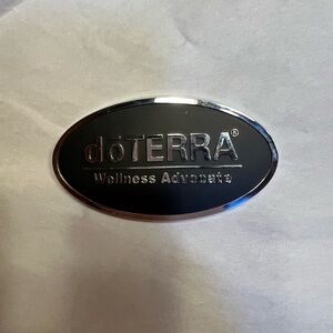 doTERRA Silver and Black Car Decal.  New